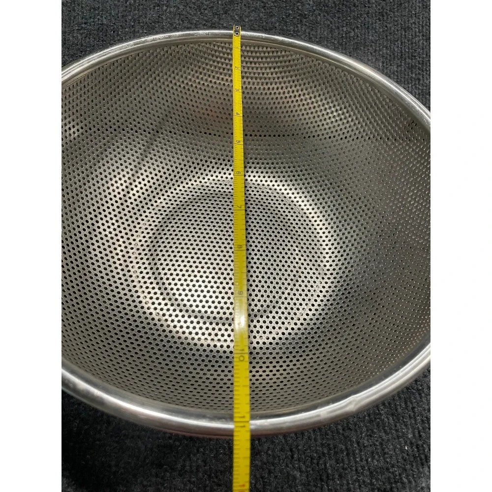 Cuisinart Stainless Steel Colander 11 Inch Micro-Perforated Strainer 2 Handles